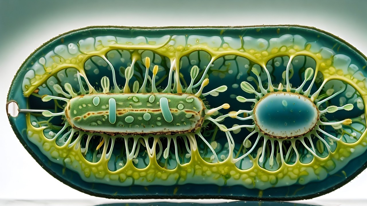 Abstract Representation of Microorganisms in Color