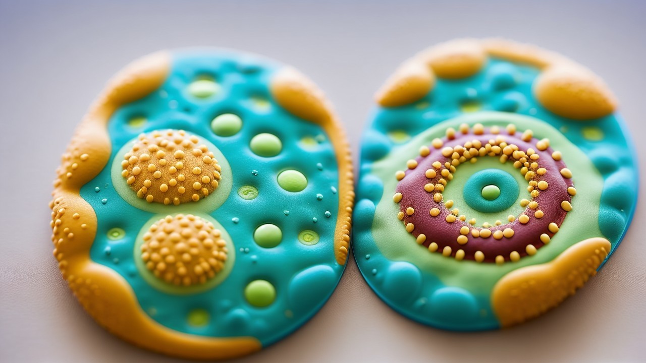 Intricate Designs of Microscopic Cell-Like Forms