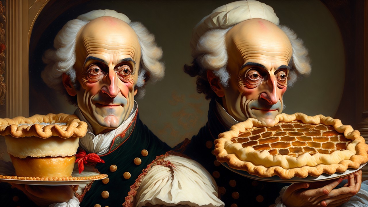 Elegant 18th-Century Chefs Present Distinct Pies
