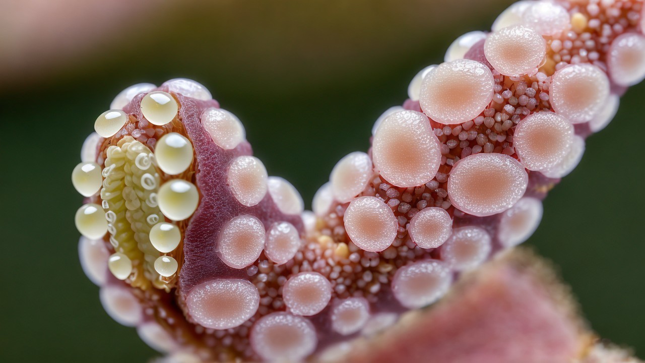 Close-Up of Colorful Octopus Arm with Suckers