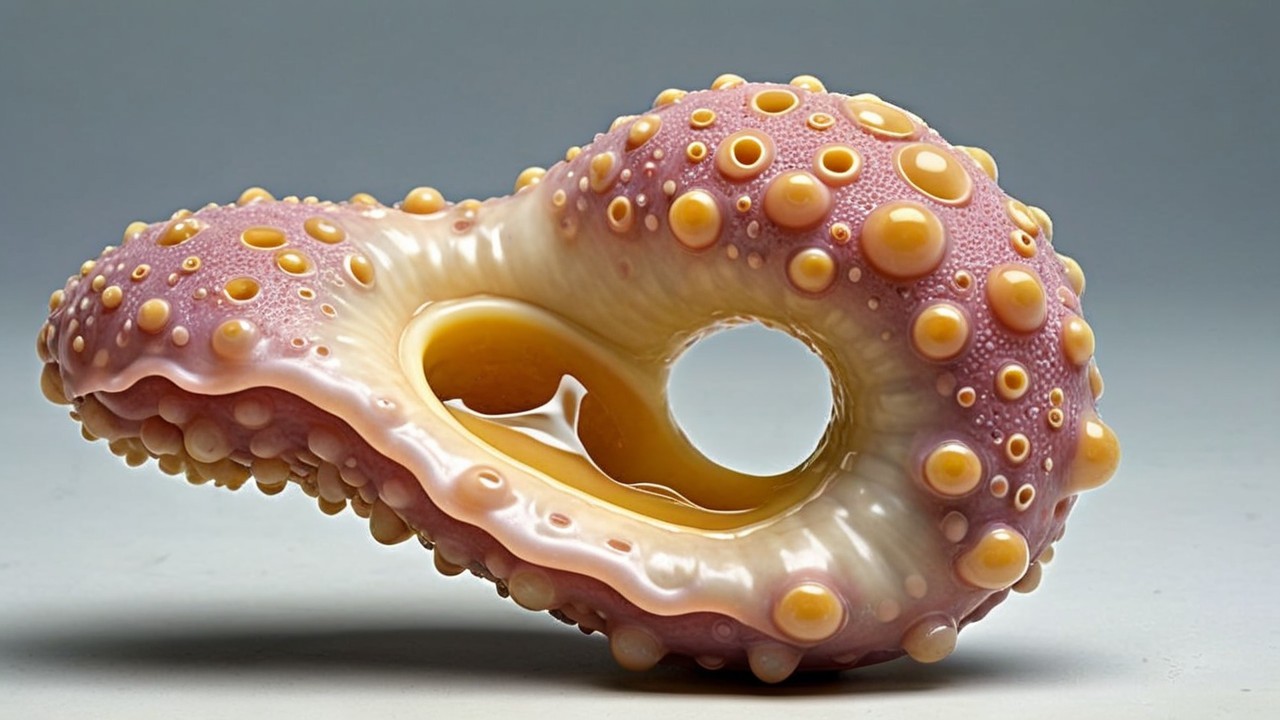 Abstract Organic Sculpture with Coral-Like Forms