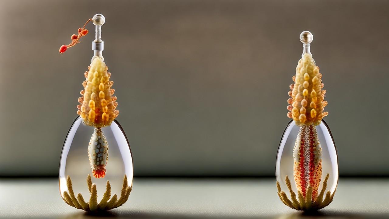 Elegant Organic Sculptures in Teardrop Shapes