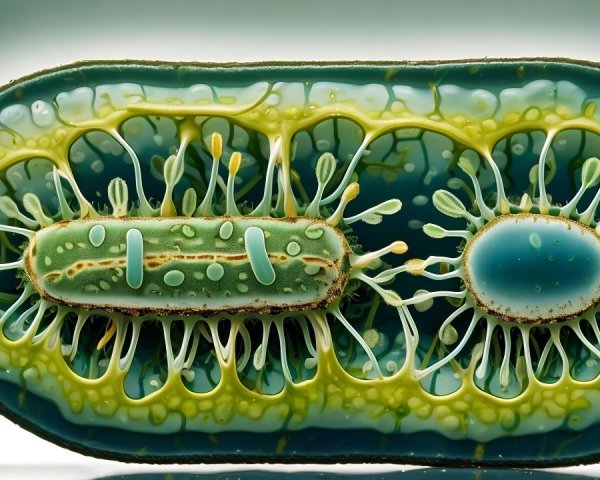 Abstract Representation of Microorganisms in Color