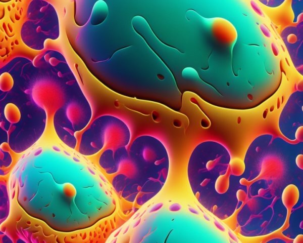 Vibrant Abstract Representations of Cellular Structures