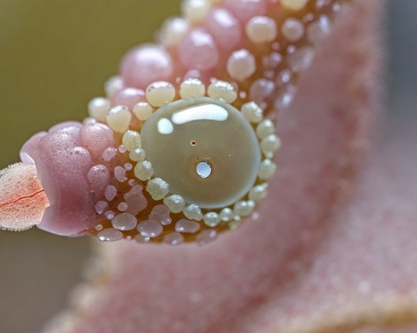 Close-up of a colorful marine creature with textures