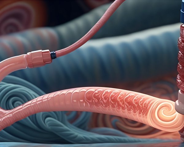 Surreal Apparatus with Intricate Tubes and Coils
