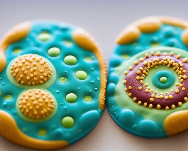 Intricate Designs of Microscopic Cell-Like Forms