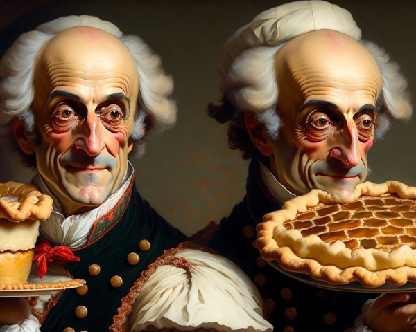 Elegant 18th-Century Chefs Present Distinct Pies