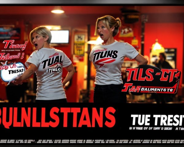 Vibrant Scene of Women in Matching Outfits