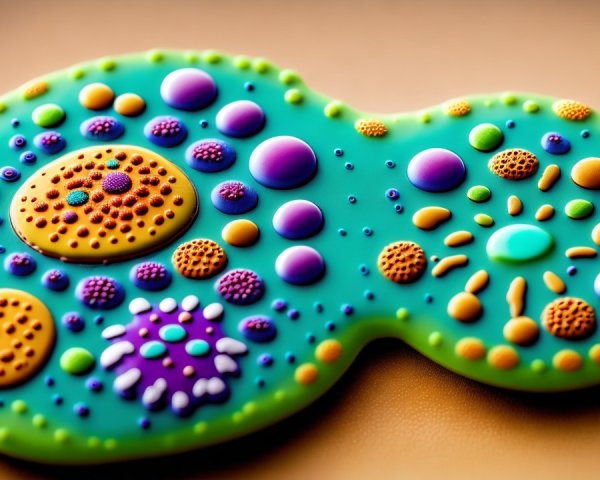 Abstract Representation of Microscopic Life Forms