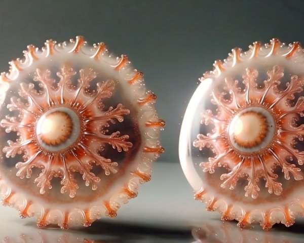 Intricately Designed Glass Jellyfish-Inspired Objects