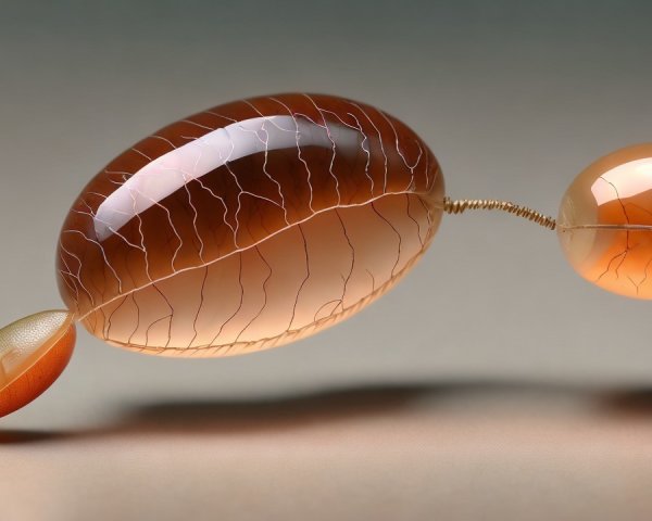 Abstract Composition of Translucent Jellyfish Shapes