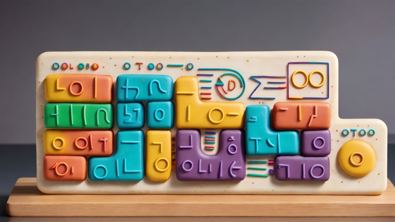 Colorful Tactile Learning Toy for Young Children