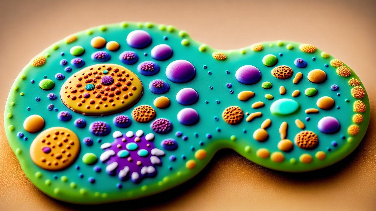 Abstract Representation of Microscopic Life Forms