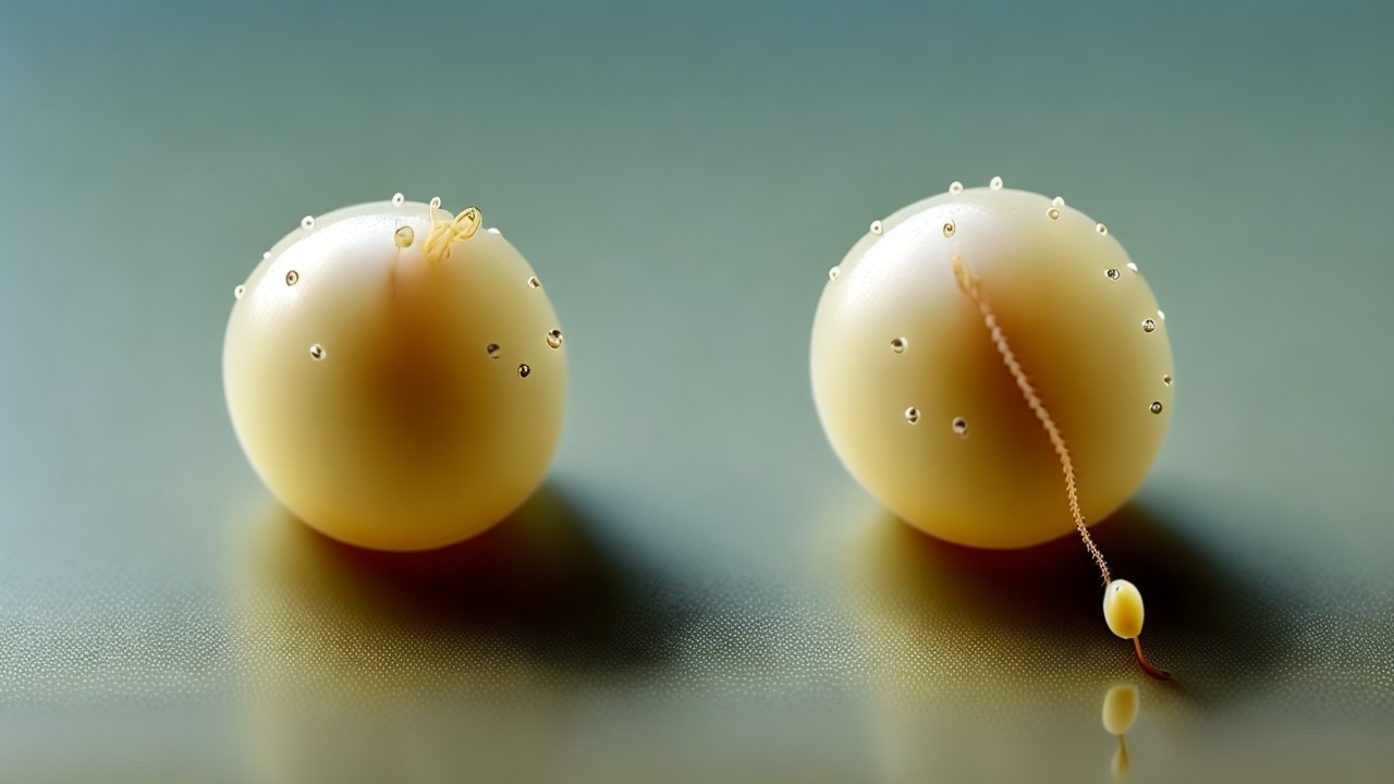 Pale Yellow Spheres with Water Droplets and Projection