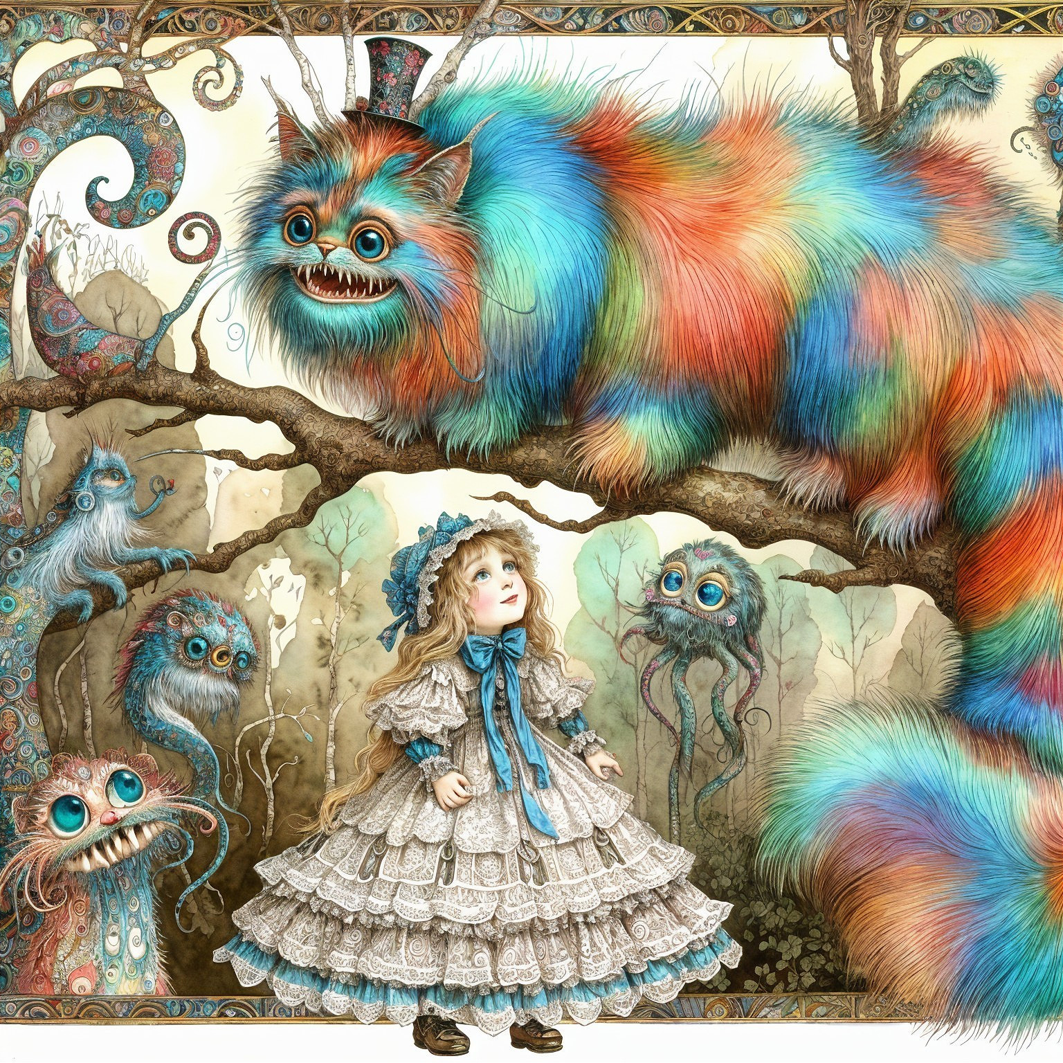  Victorian Fantasy Adventure Scene