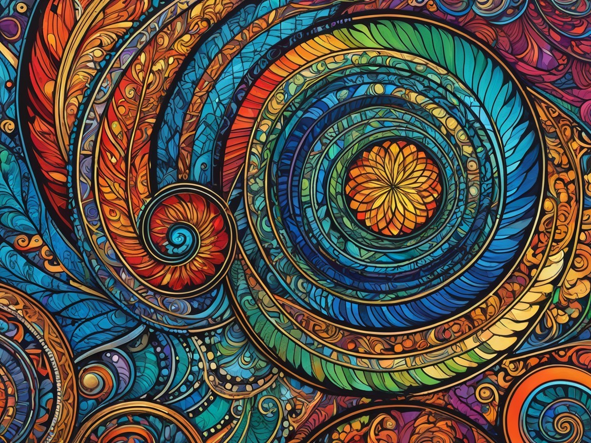 Vibrant Elegance in Acrylic Masterpieces