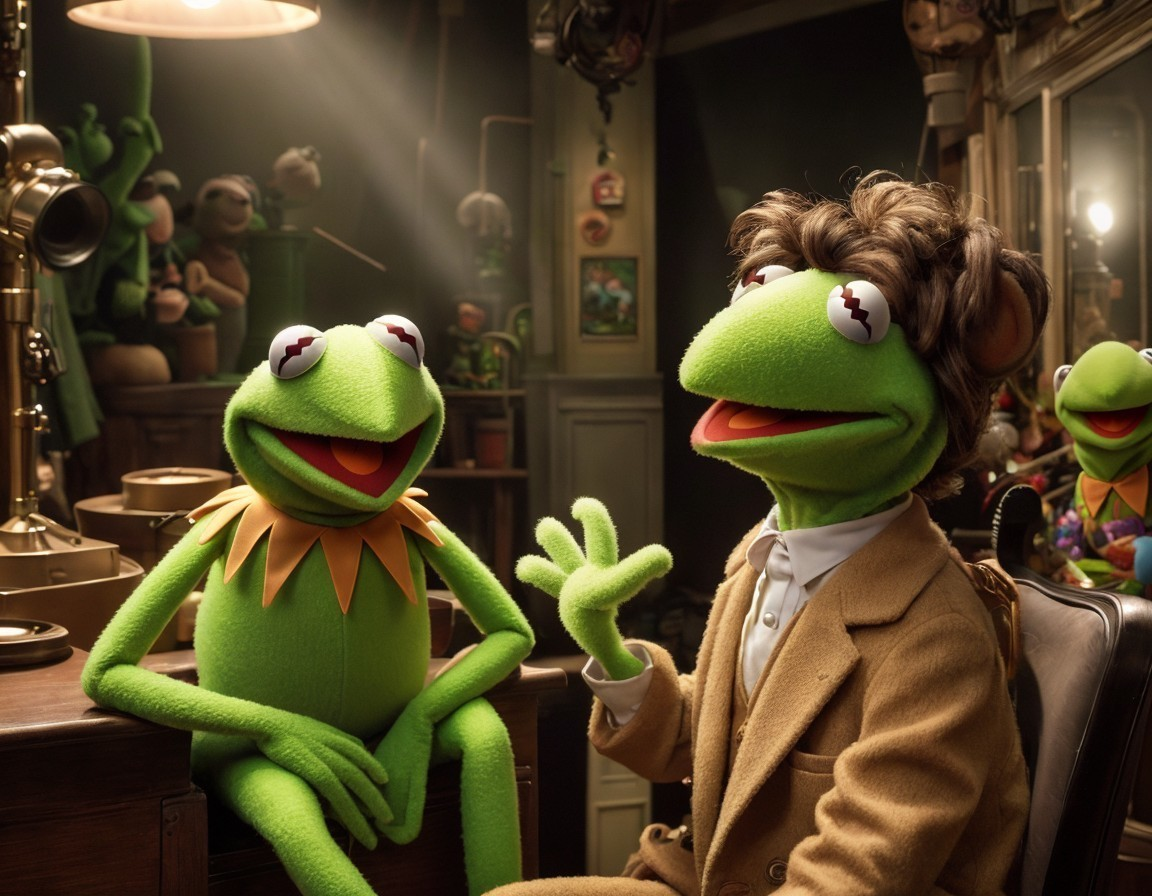 Cozy Room with Muppet Memorabilia and Characters