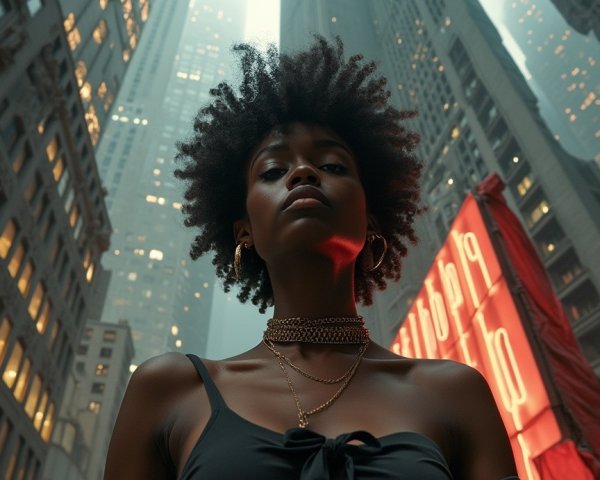 Portrait of a Confident Woman in Urban Setting