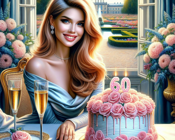 Glamorous 60th Birthday Celebration with Elegant Decor