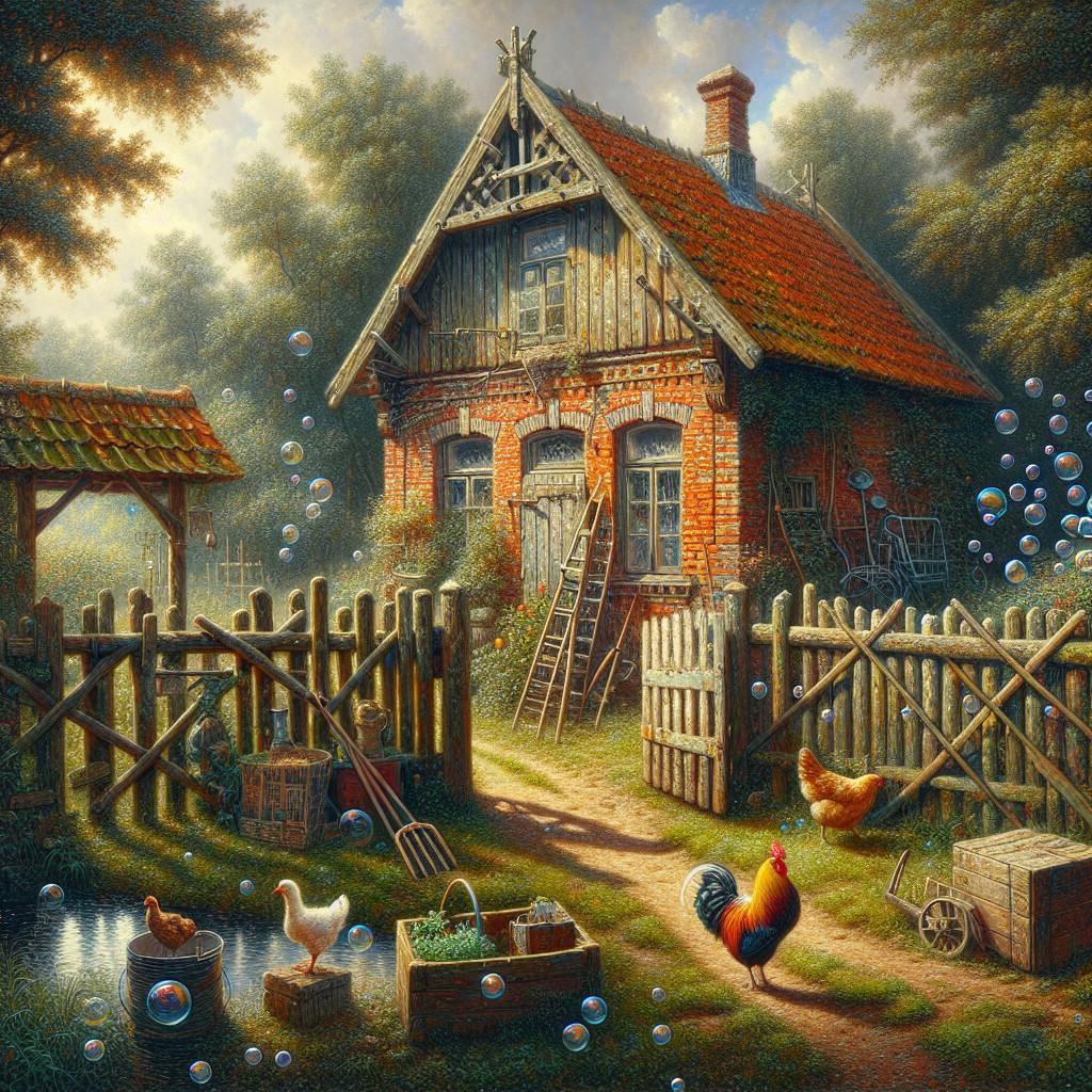 Quaint Brick House in a Serene Countryside Setting