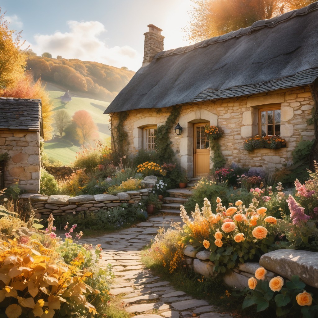 Charming Cottage in Picturesque Landscape with Garden