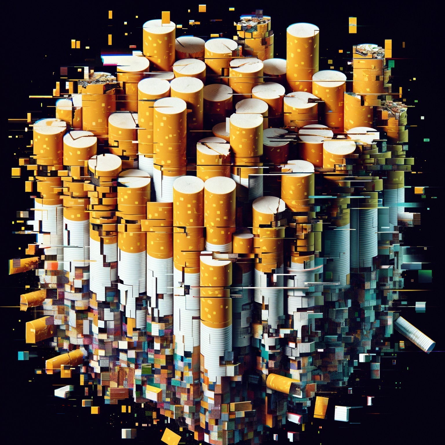 Abstract Structure of Yellow and White Cylinders