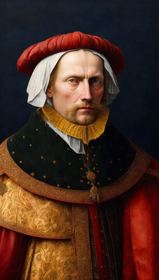 Portrait of a Man in Opulent Garments and Hat