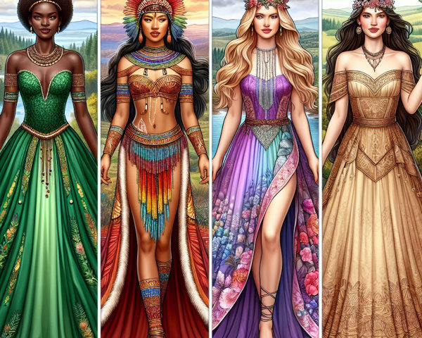 Cultural Representation in Diverse Women's Fashion