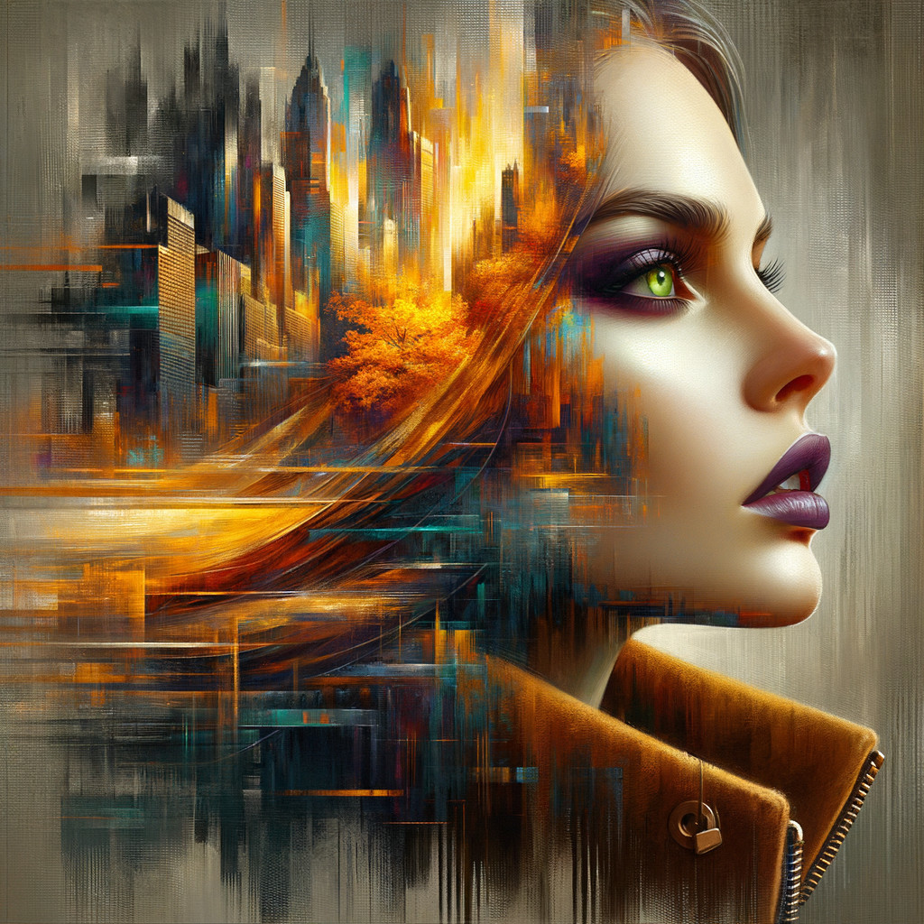 Urban Nature Fusion: A Vivid Portrait