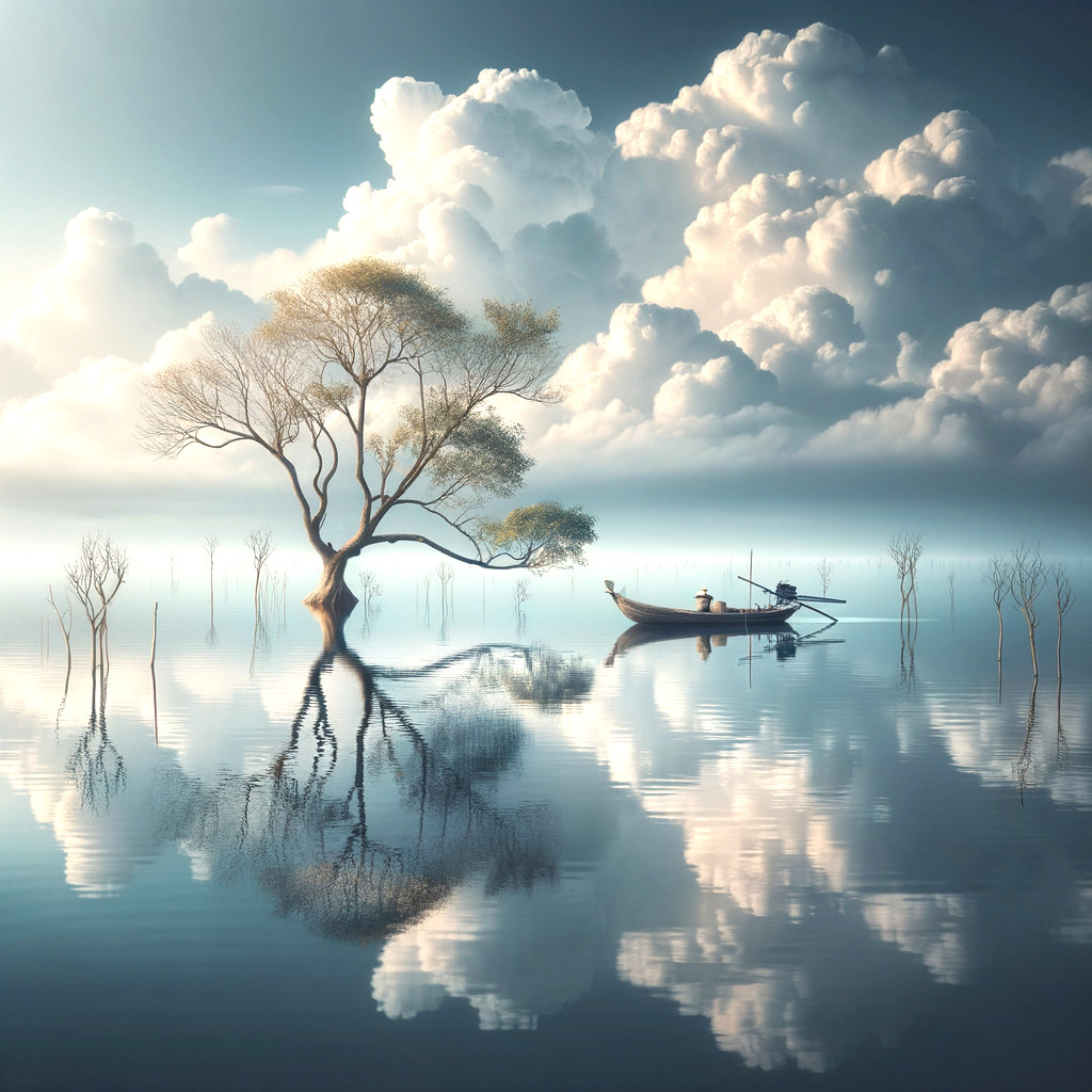 Tranquil Waters: A Serene Reflection