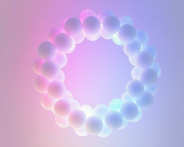 Luminous Spheres in Ethereal Circular Arrangement