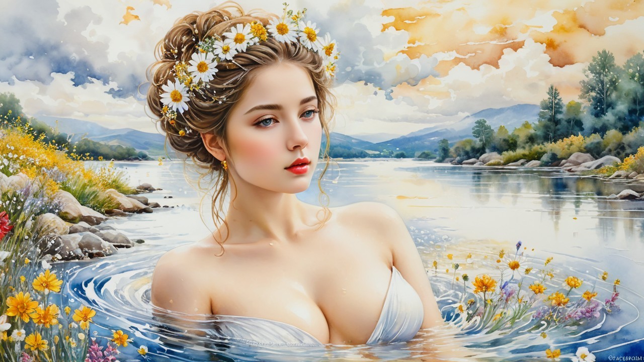 Ethereal Beauty by the Tranquil River