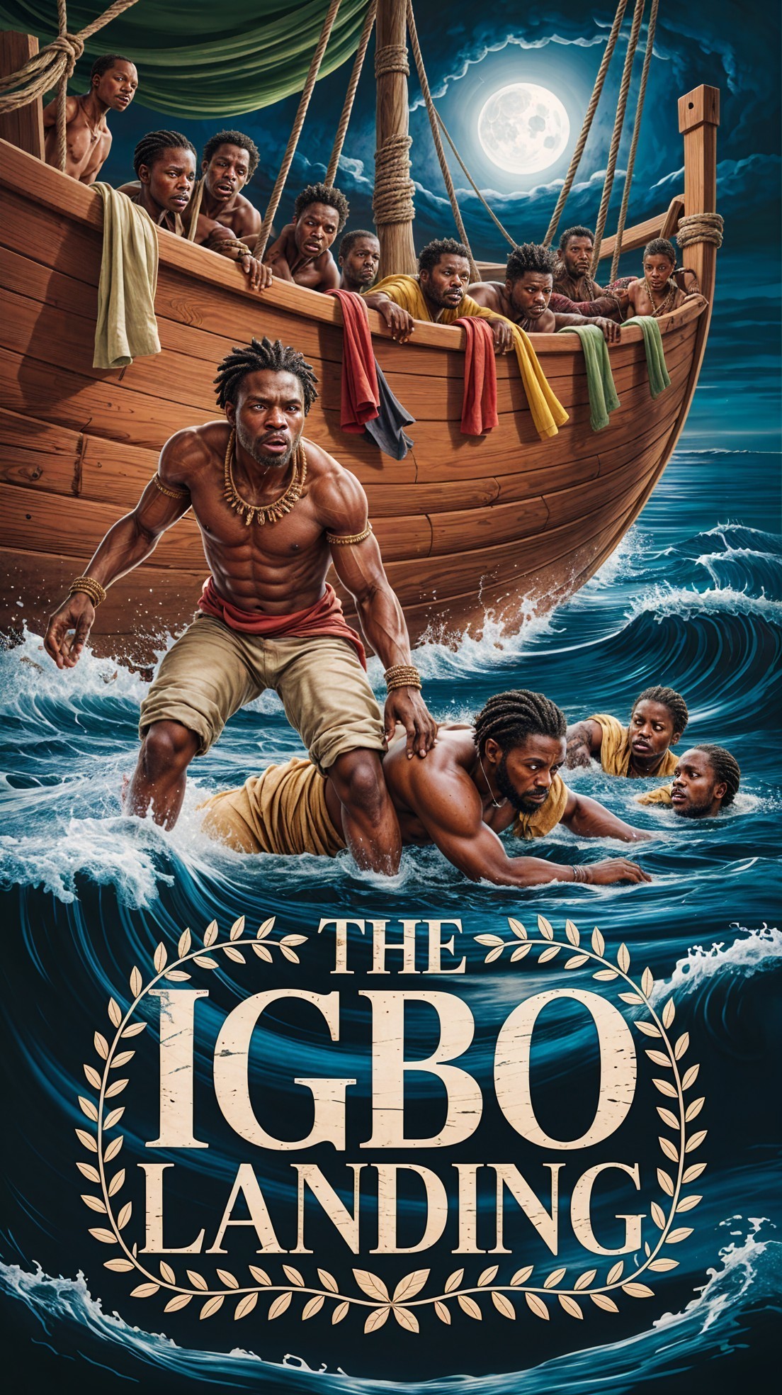 Igbo Landing Scene of Defiance and Strength