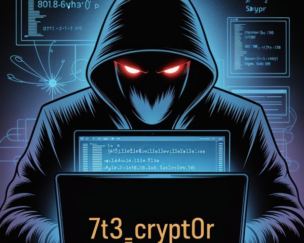 Mysterious Figure in Dark Hoodie at Computer Screens