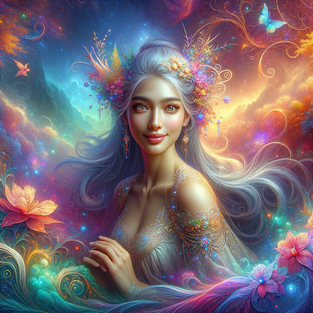 Enchanting Ethereal Beauty: A Digital Masterpiece