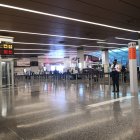 Futuristic Space Station Interior with High-Tech Features