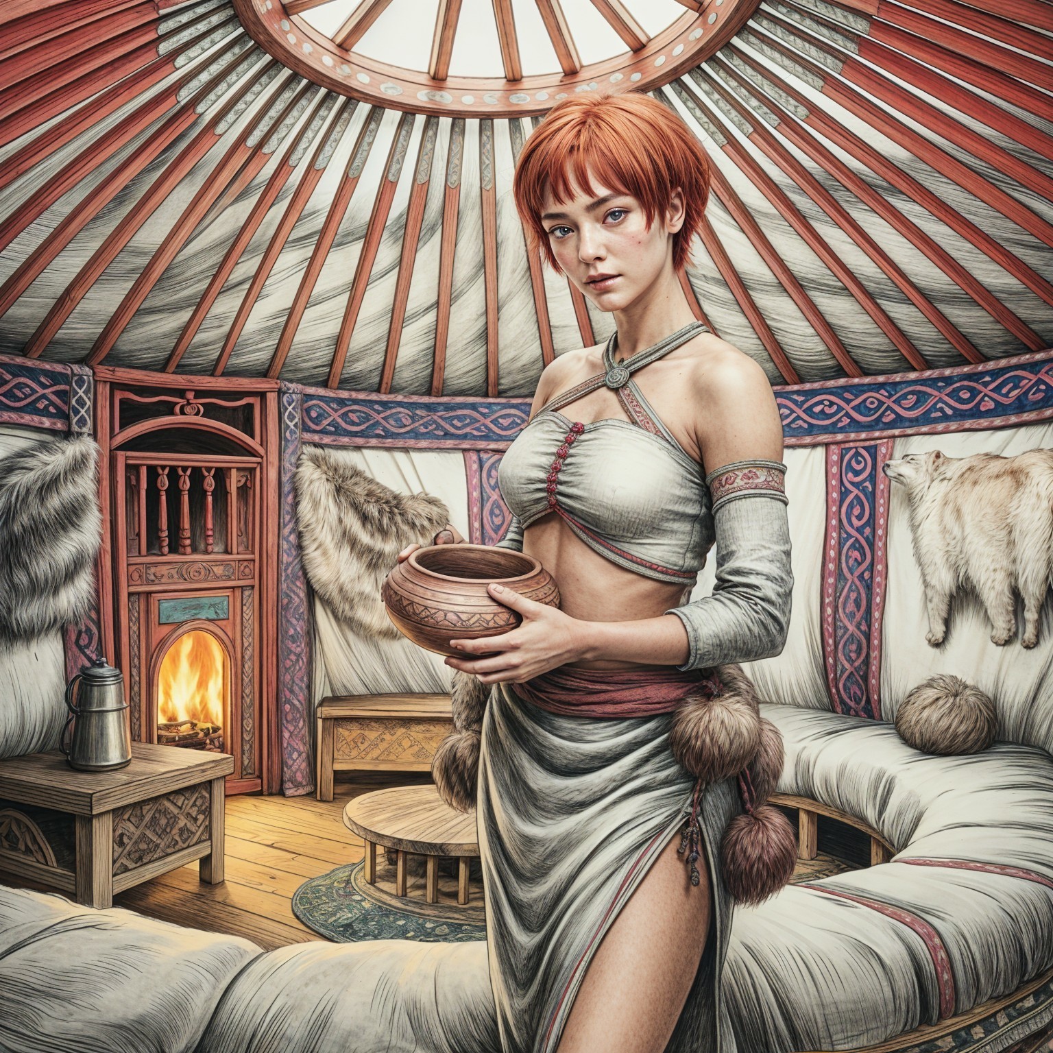 In a Yurt Retreat