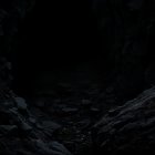 Contemplative Young Woman in Dimly Lit Space