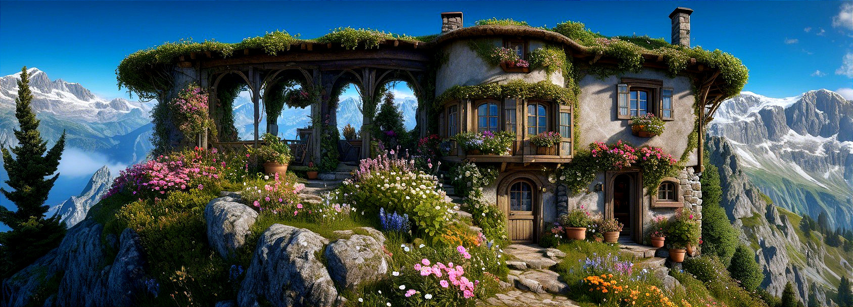 Charming Cottage Surrounded by Nature and Mountains