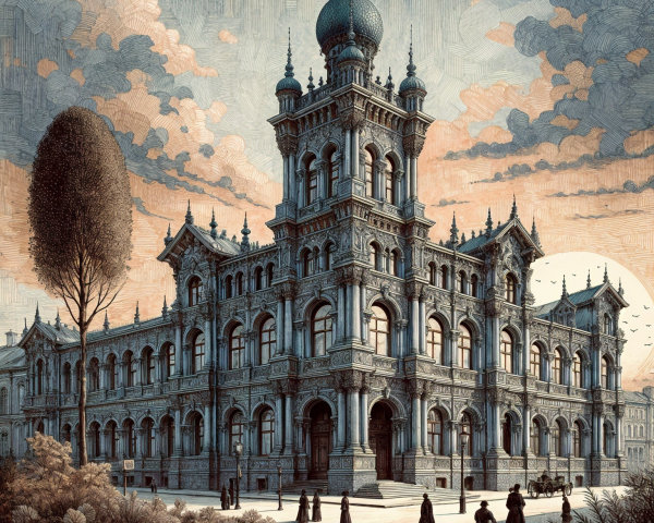 Ornate Historical Building with Intricate Architecture