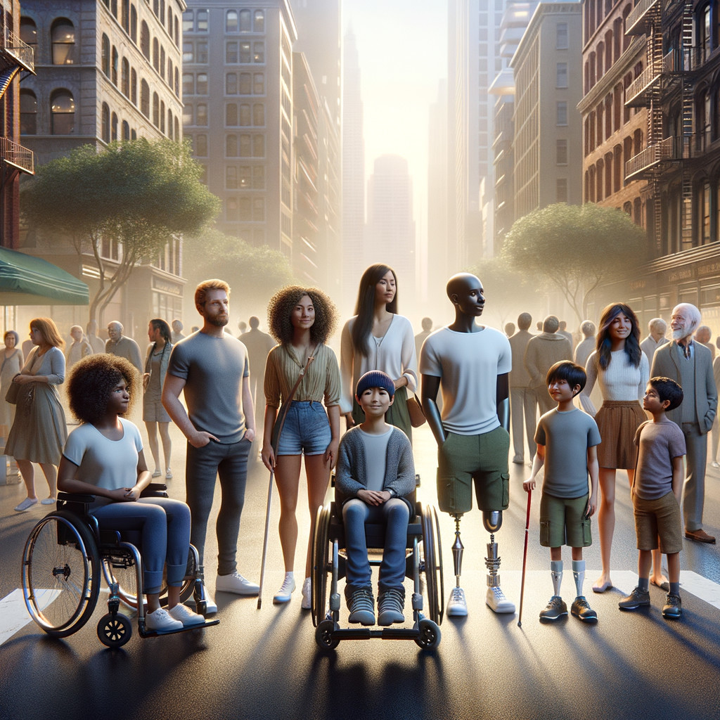 Diverse Individuals in an Urban Inclusive Setting