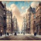 Picturesque Vintage Street with Ornate Architecture
