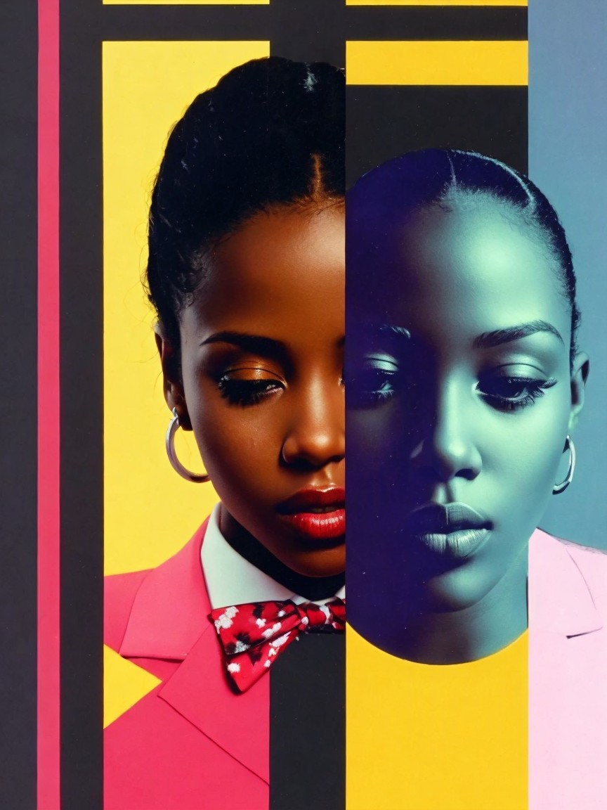 Women in Bold Colors with Striking Expressions