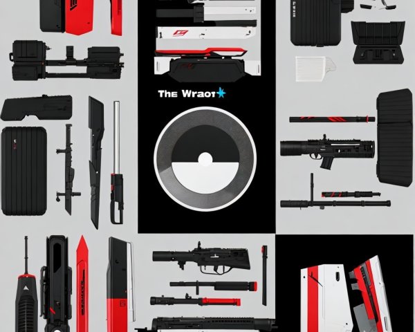 Futuristic Weapon Designs with High-Tech Aesthetic