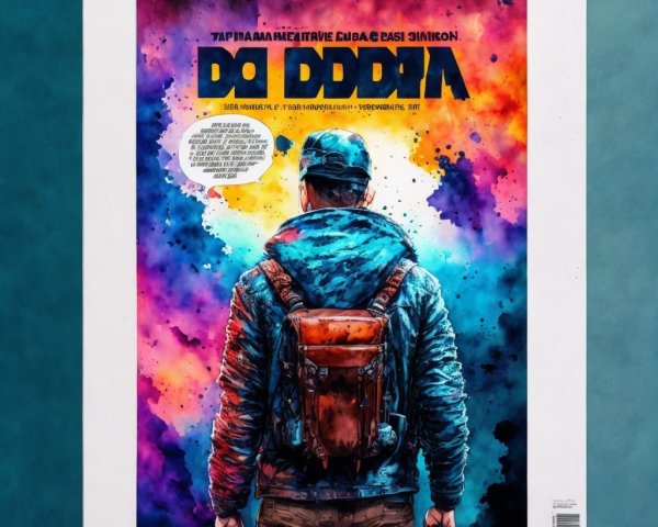 Vibrant Cover Art with Colorful Backpack and Cap