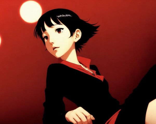 Anime-Inspired Character with Elegant Features