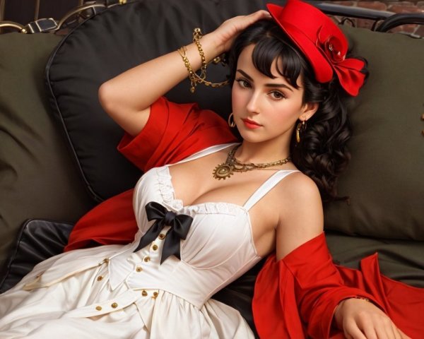 Vintage-inspired fashion in a steampunk setting