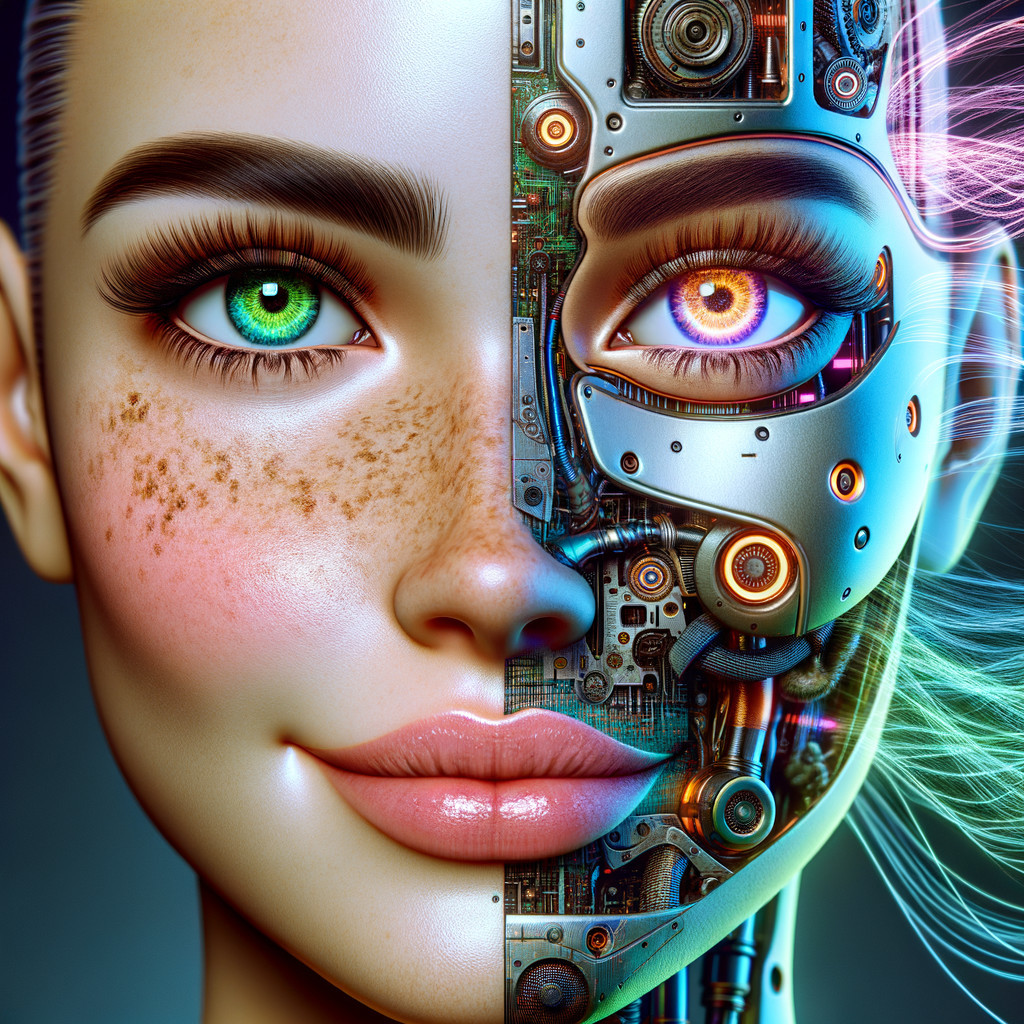 Split-Face Design of Human and Robotic Elements