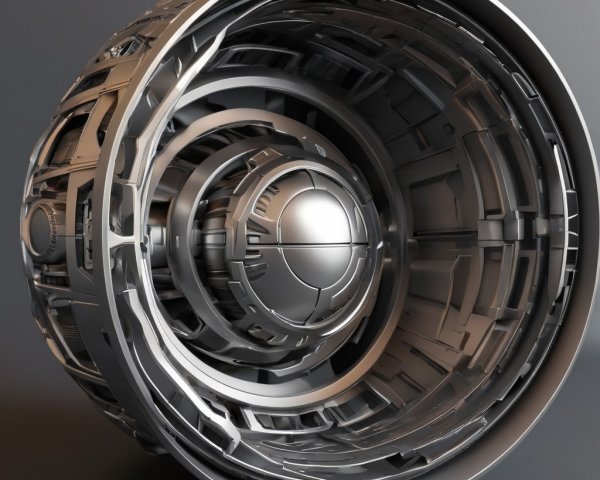 Detailed Metallic Turbine Engine Design with Textures